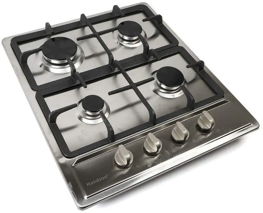 Built-In Four 4 Burners Head Gas Hob Stove Easy Clean NG/LPG Cooking Home Gas Cooker — view 1