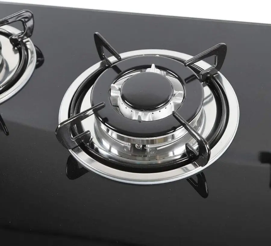 5 Burners Glass Top Gas Stove Gaziniere Plaque a Gaz Estufa De Gas Stove Gas Part Cuisinieresin Gaz — view 4