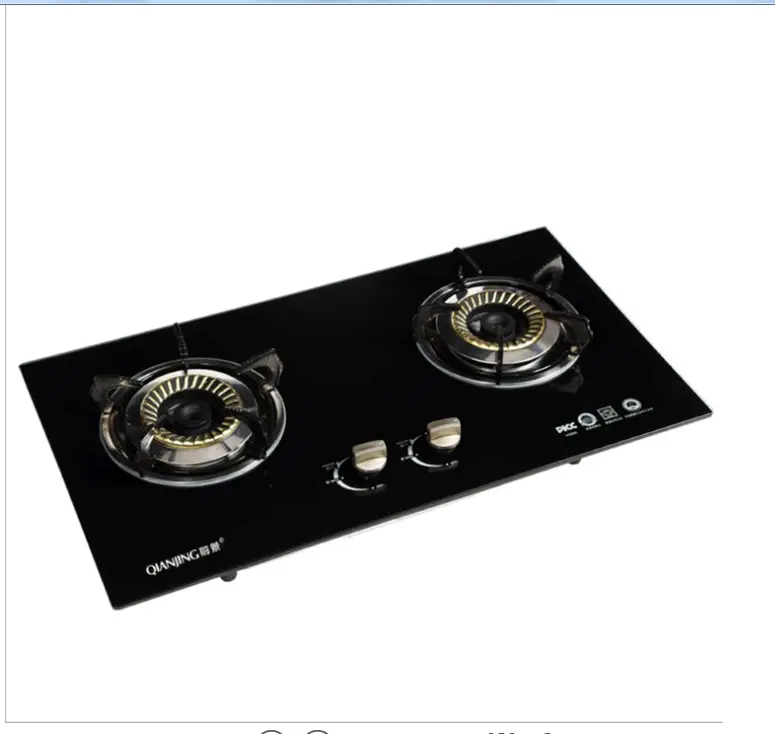 OEM ODM Gas Stove Factory Double Two burner Stainless Steel Top Plate Built-in Cooktop Gas Cooker — view 3