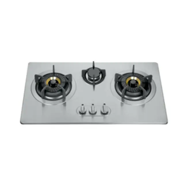 OEM ODM Gas Stove Factory Double Two burner Stainless Steel Top Plate Built-in Cooktop Gas Cooker — view 5