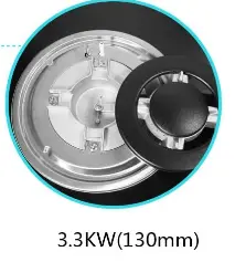 Built in 6 burner Stainless Steel Double burner Gas Stove Hob Two Plates Stove Surface Utensils Free Conversion of Gas Types — image 4