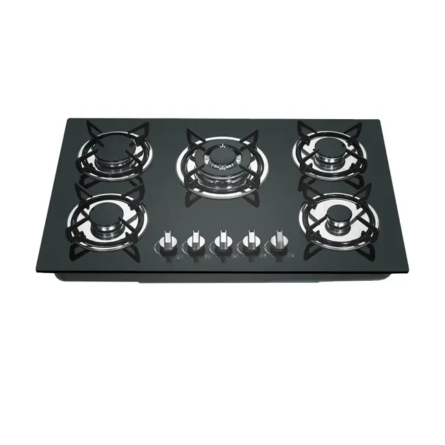 Build in 5 burner Gas Cooker Good Price Stove Cooker Kitchen Appliance Gas Hobs Cooktop — view 1