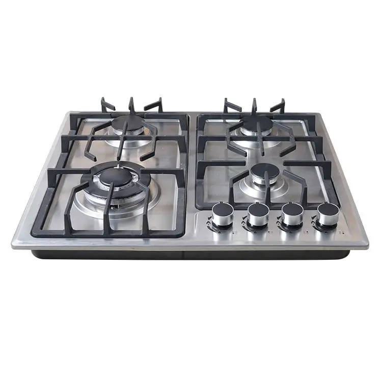 4 burner China Gas Kitchen Stove High Pressure Built in Home Cooking Appliance Gas — view 1