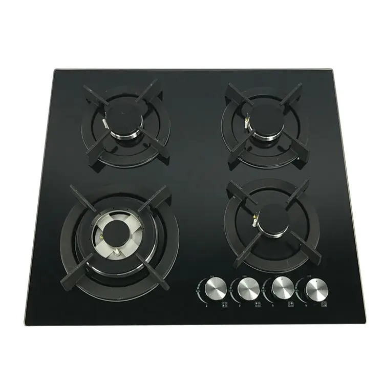 Reasonable Price Italian Gas Stove Advanced Technology Kitchen Gas Stove 4 burner Temper Glass — view 1