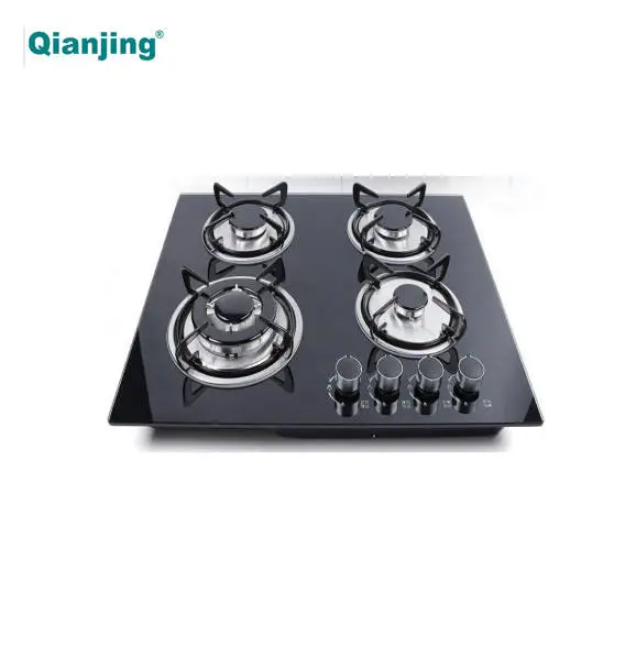 Reasonable Price Italian Gas Stove Advanced Technology Kitchen Gas Stove 4 burner Temper Glass — view 2