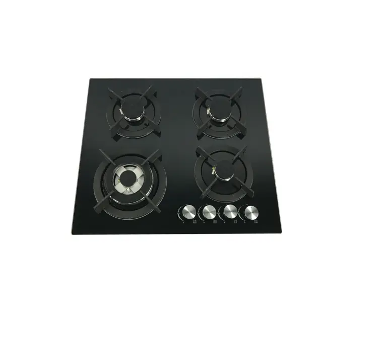Wholesale Reasonable Price 4 burner Gas Stove Hob Delicate Appearance Gas Stove 4 Burners Glass Gas Cooktop — view 3