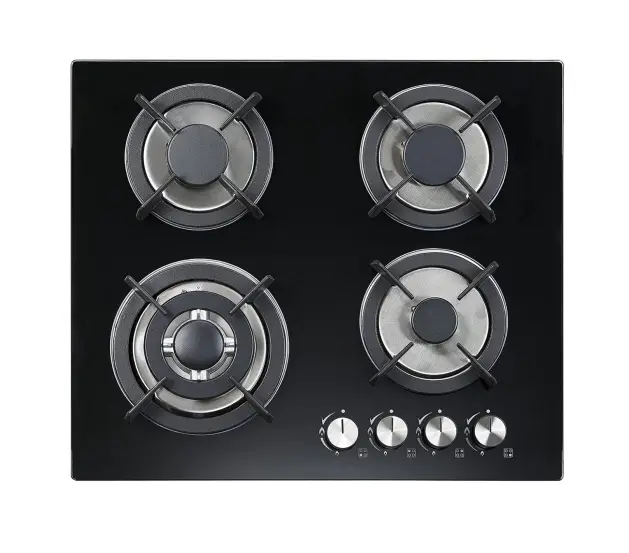 Wholesale Reasonable Price 4 burner Gas Stove Hob Delicate Appearance Gas Stove 4 Burners Glass Gas Cooktop — view 5