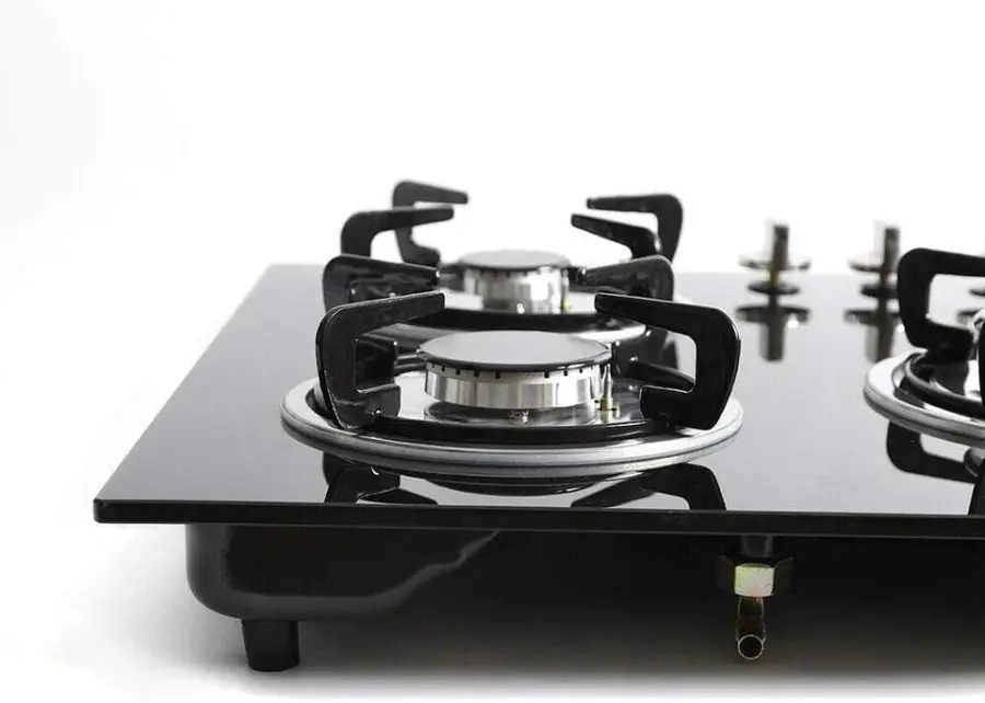 4 Burners Glass Top Gas Cooktop Built in Commercial Commercial Gas Stove burner — view 3
