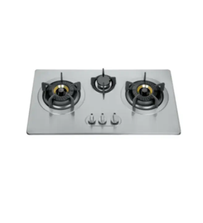 3 burner Gas Stove for China with Table Top Gas Cooker Advanced Technology Stainless Steel Gas Stove — image 6