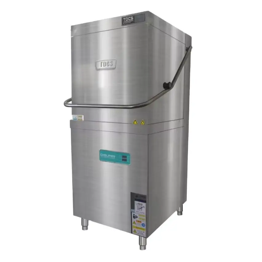 Commercial Kitchen High Efficiency Hood Type Dishwasher CSZ60C - 60 Baskets/Hr Professional Dish Washing Machine for Restaurants — image 4
