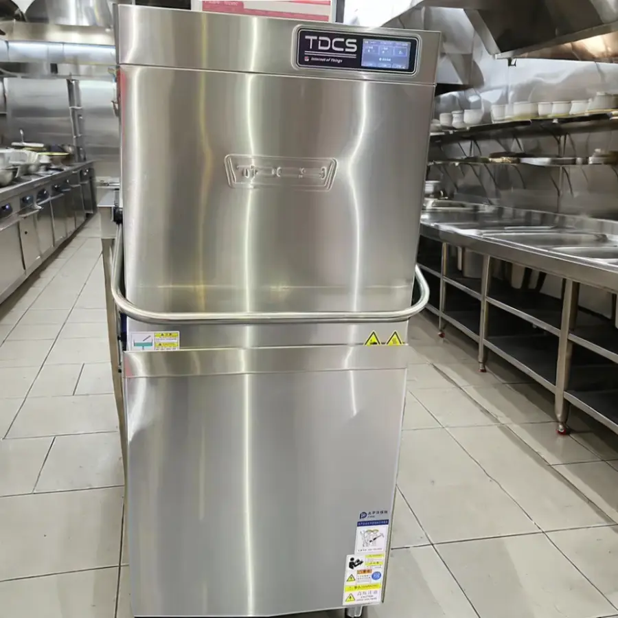 Commercial Kitchen High Efficiency Hood Type Dishwasher CSZ60C - 60 Baskets/Hr Professional Dish Washing Machine for Restaurants — image 5