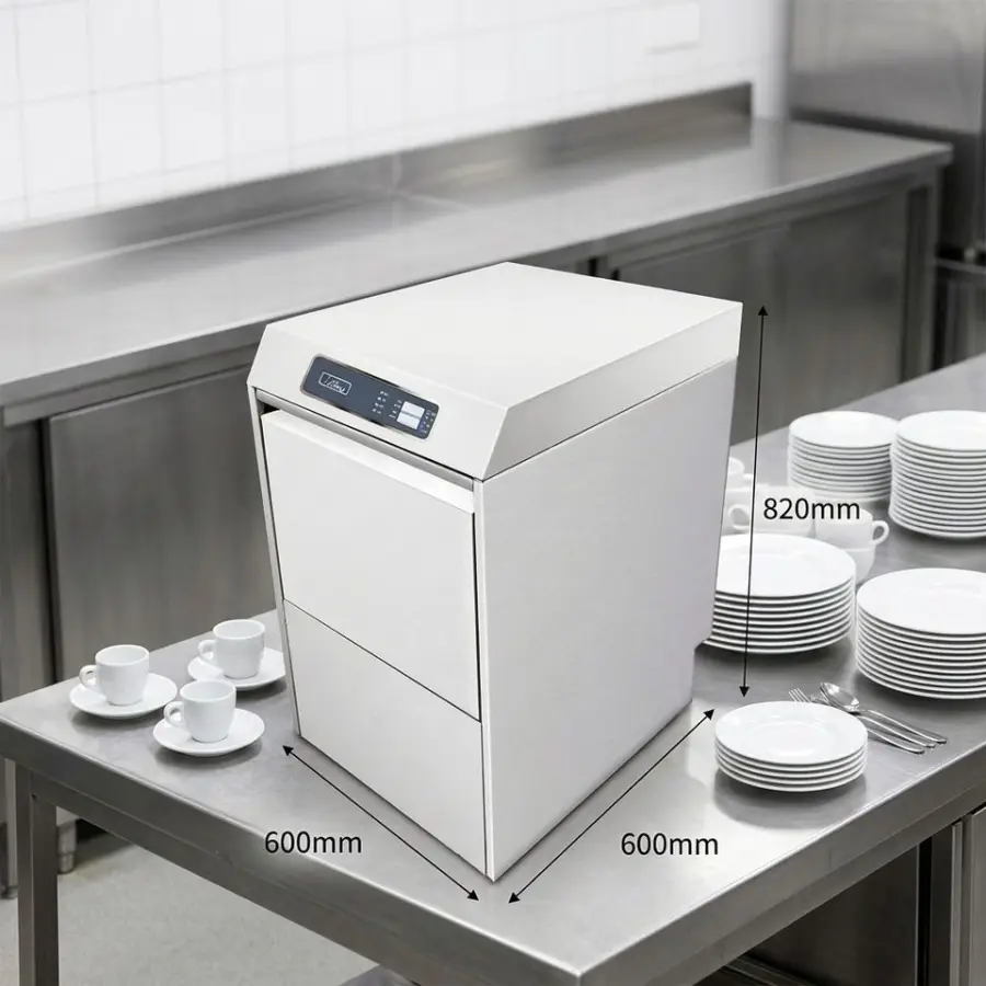 Smart Digital Control CSG50C Commercial Dishwasher Under-counter Glasswasher with Auto-cleaning Program — view 3