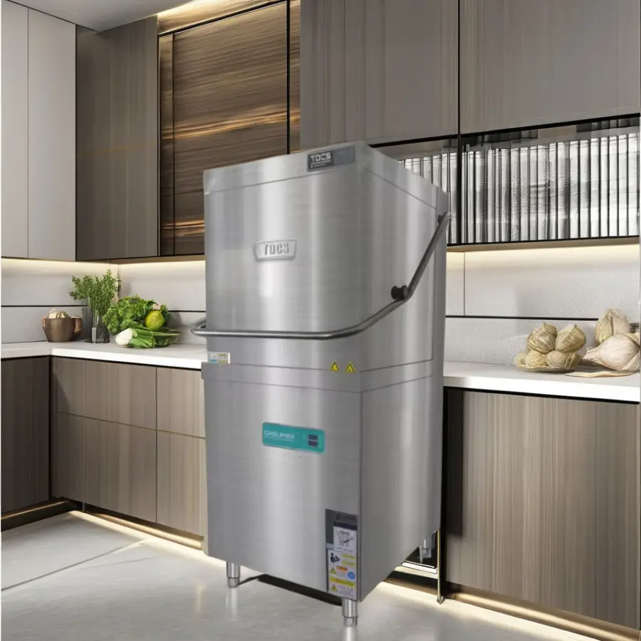 CE Certified Energy Saving Hood Type Dishwasher CSZ60C - Stainless Steel Industrial Dishwasher with Heat Recovery System — image 6