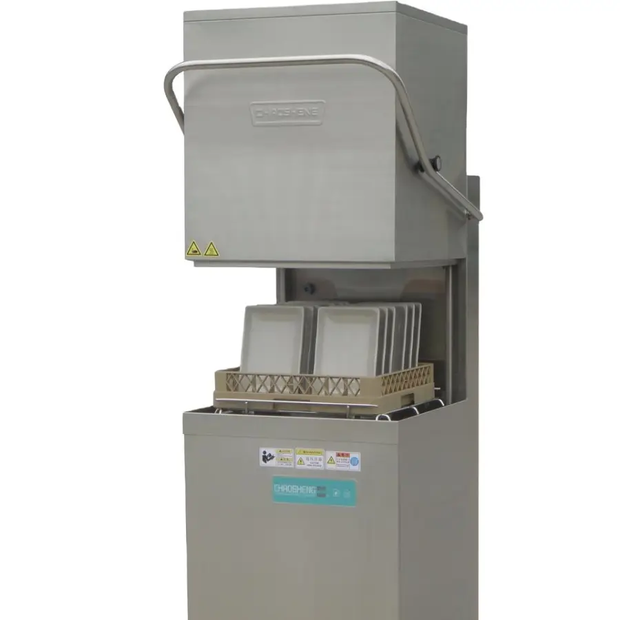 Automatic Stainless Steel Hood Type Dishwasher Electric Gas Powered Freestanding Design Restaurant Hotel Use App-Control — view 1