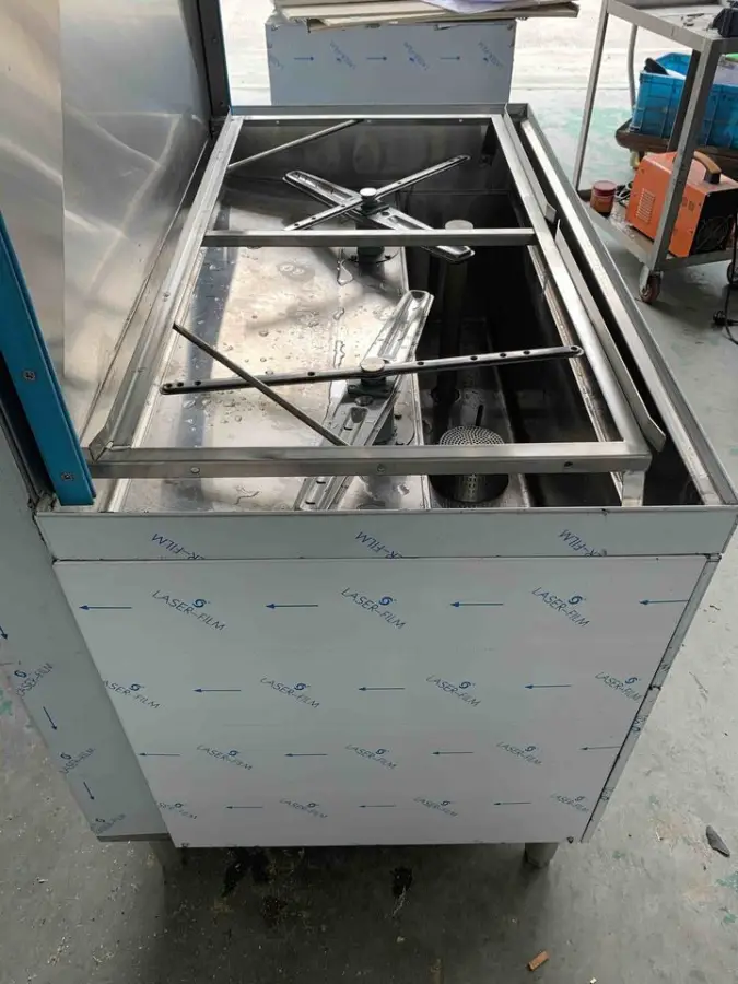 Commercial Dishwasher Hood Type Freestanding Stainless Steel Housing Electric Automatic Full-Integrated Control Hotel — image 5