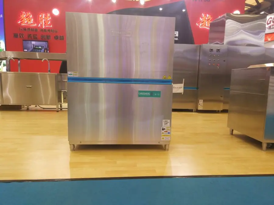 Super-win Freestanding Hood Type Commercial Smart Touch Screen Dishwasher Electric App-Controlled Restaurant Stainless S — view 2