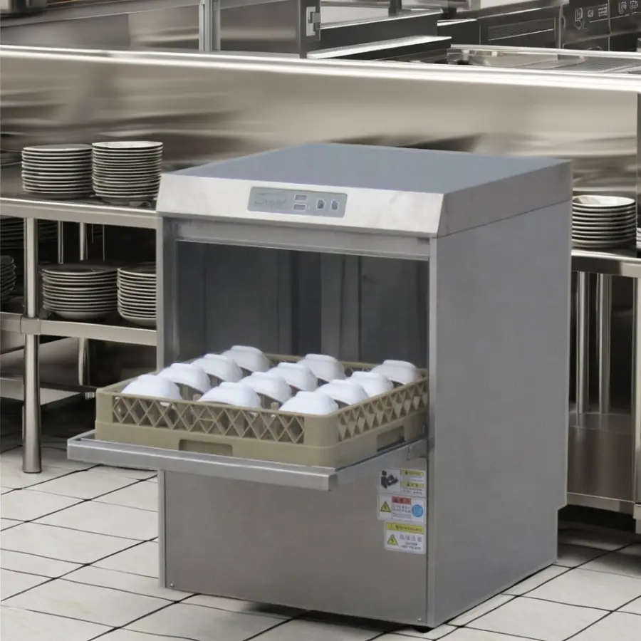 Electric Industrial Built-In Stainless Steel Drawer Type Glasswasher Automatic Dish Wash for Restaurant Hotel Commercial Use 50 — image 6