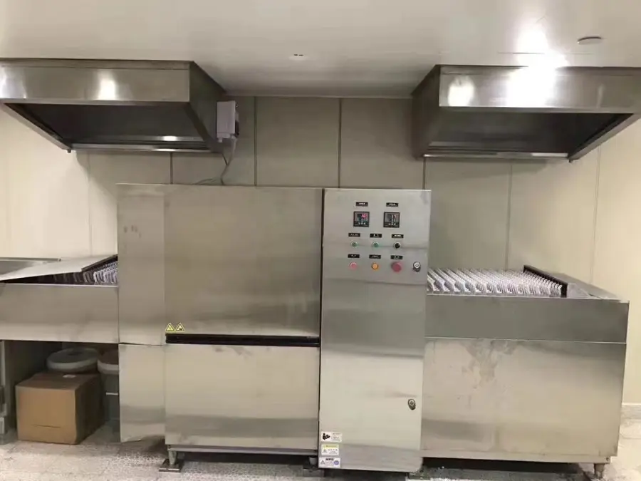 Freestanding Stainless Steel Smart Dishwasher Hood Type App-Controlled Full-Integrated Control Restaurant Hotel Use Elec — view 6