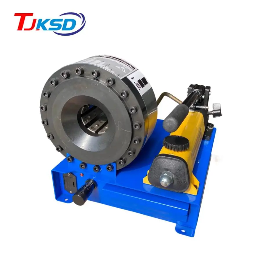 Factory Direct Sale P16hp Large Diameter Manual Hydraulic Hose Crimping Machine Portable Hose Crimper Hose Press — view 2