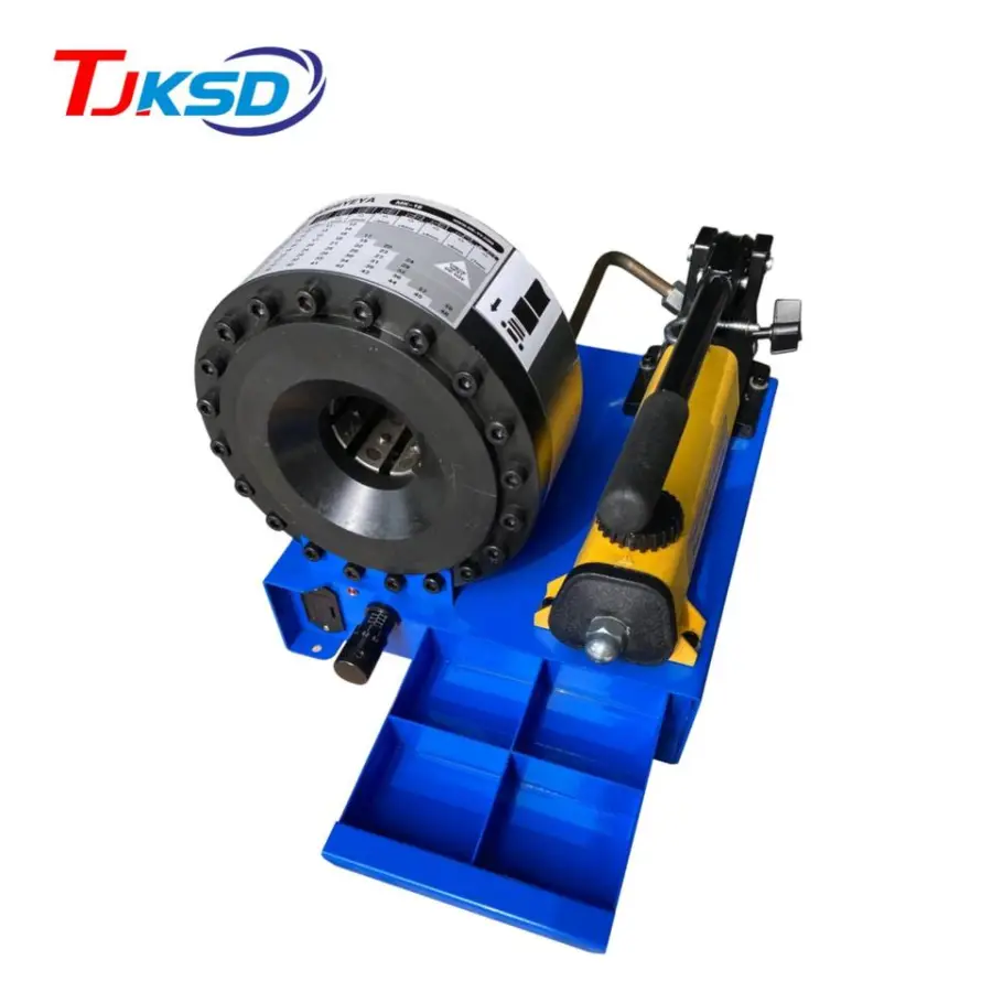 Factory Direct Sale P16hp Large Diameter Manual Hydraulic Hose Crimping Machine Portable Hose Crimper Hose Press — view 4