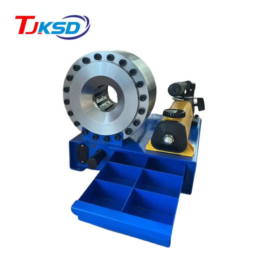 Factory Direct Sale P16hp Large Diameter Manual Hydraulic Hose Crimping Machine Portable Hose Crimper Hose Press — view 6