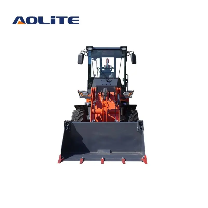 AOLITE Backhoe Loader CE EPA 4x4 Mini Front End Tractor Loader Wheel Excavator Backhoe Loader — image 5