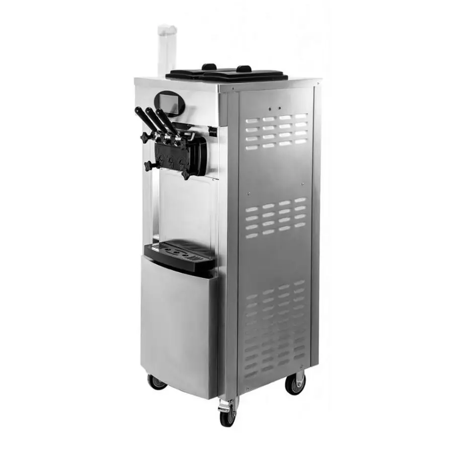 New Commercial Soft Ice Cream Machine YKF-8228T with Yogurt Milk & Water Flavors High Capacity 2200W Vertical Bar Maker — image 7
