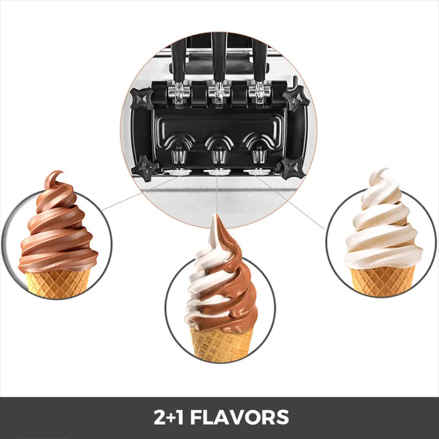 Commercial Softee Softy Icecream Frozen Yogurt Soft Serve Making Soft Ice Cream Machine Price — view 3