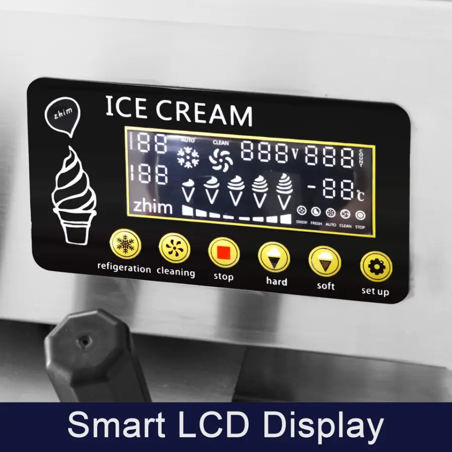 Peixu Industrial Professional Hot Sale Automatic Three Flavor Electric Soft Ice Cream Machine for Sale — image 6