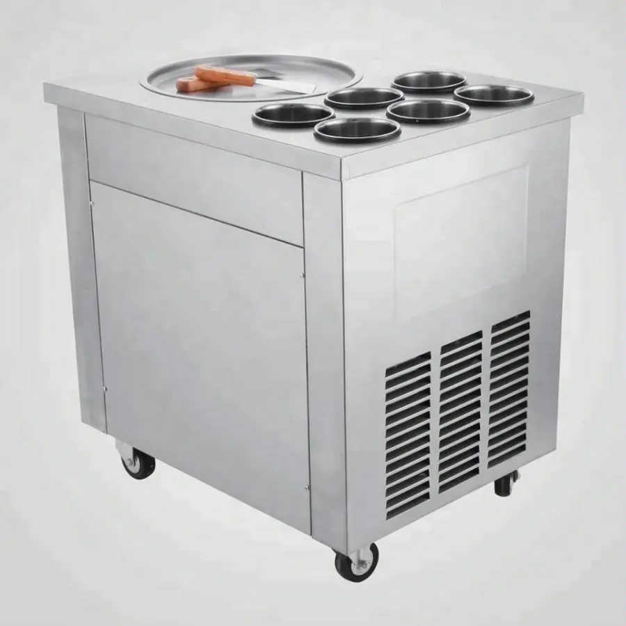 Shanghai Taicang for Vevor New Condition Fried Ice Cream Machinery Equipment Maker for Soft Ice Cream — image 3