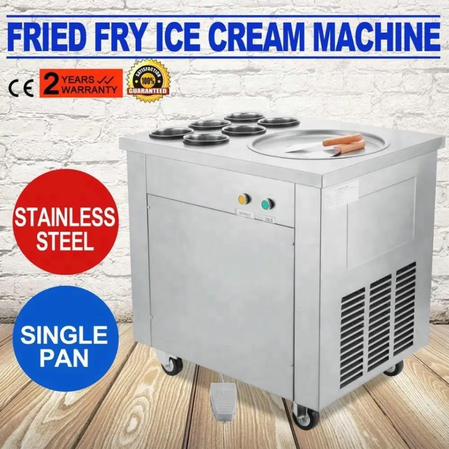 Shanghai Taicang for Vevor New Condition Fried Ice Cream Machinery Equipment Maker for Soft Ice Cream — image 6