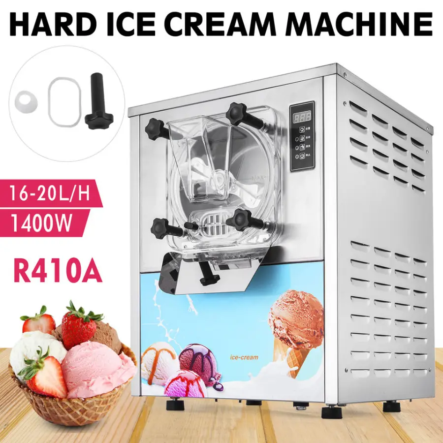 EU Warehouse Goshen Tiny Table Top Commercial Hard Ice Cream Machine Ice Cream Machine Small — image 7