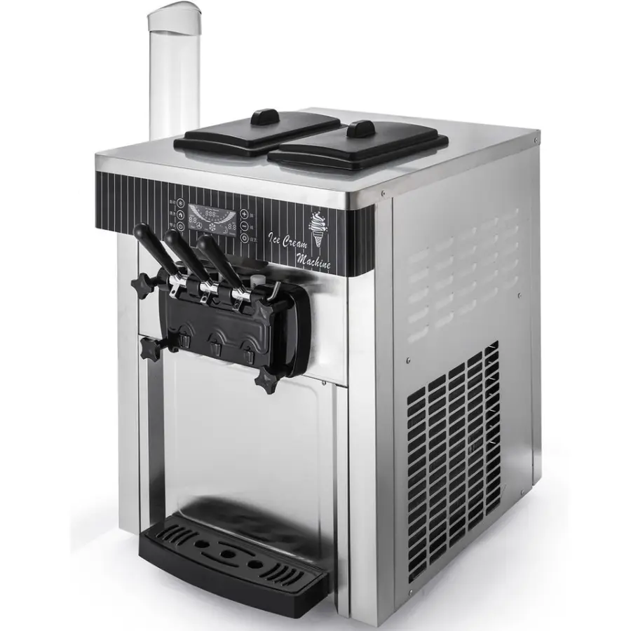Three flavor soft ice cream machine commercial soft serve ice cream bar machine — view 3