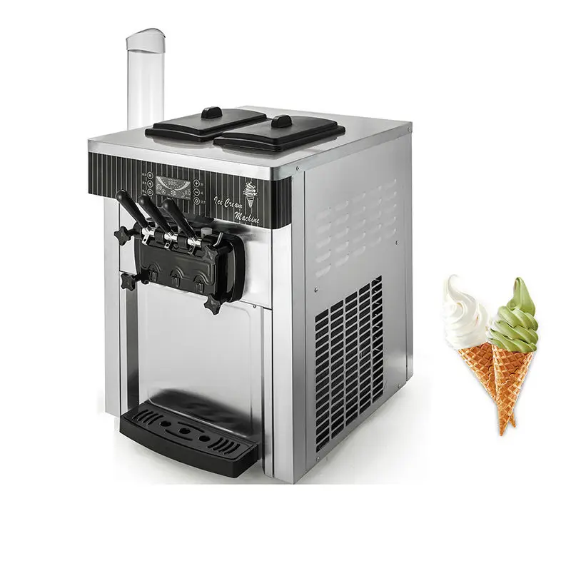 Three flavor soft ice cream machine commercial soft serve ice cream bar machine — view 4