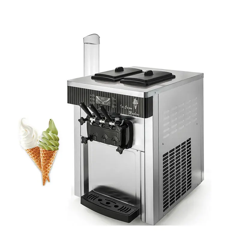 Three flavor soft ice cream machine commercial soft serve ice cream bar machine — view 5