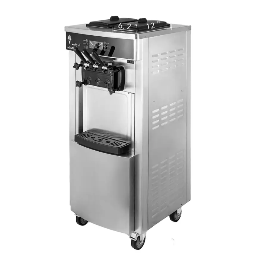 Three Flavor Soft Italian Serve Ice Cream Maker Machine Soft Serve Ice Cream Machine for Sale — view 1