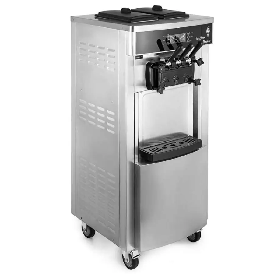 Three Flavor Soft Italian Serve Ice Cream Maker Machine Soft Serve Ice Cream Machine for Sale — image 3