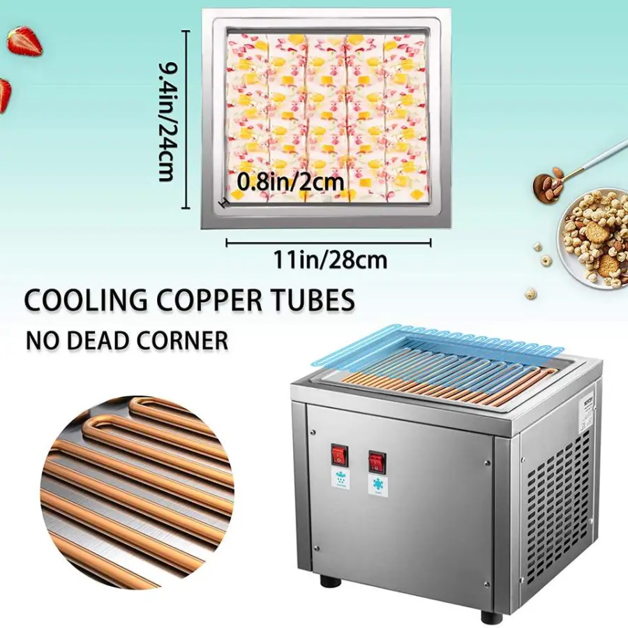 Good Selling Ice Cream Roll Machines Delicious Ice Cream Machine Maker — image 4