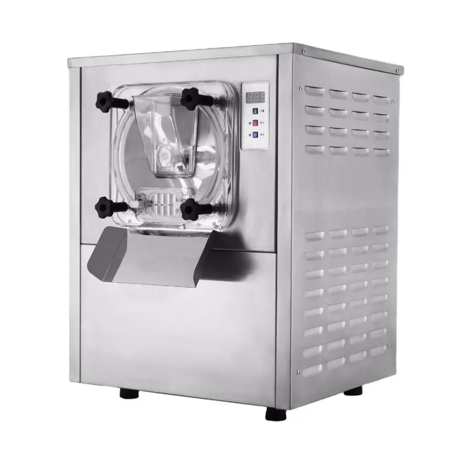 EU warehouse new arrival Table Top Batch Freezer one touch dispensing gelato machine hard ice cream machine — view 1