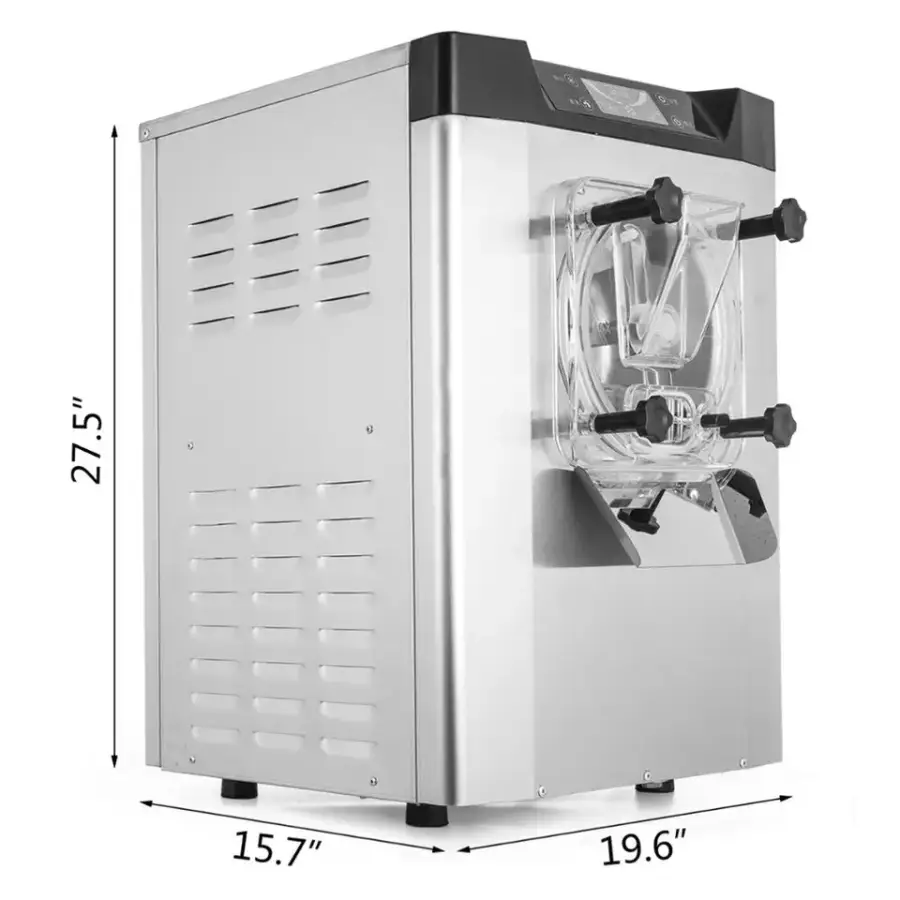 EU Warehouse Industria Desktop Mini Sundae Hard Ice Cream Machine Rolled Ice Cream Maker — image 3