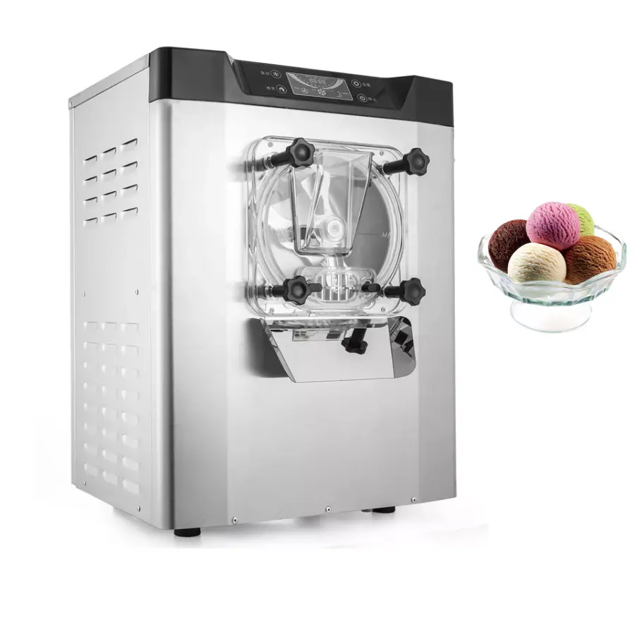 EU Warehouse Industria Desktop Mini Sundae Hard Ice Cream Machine Rolled Ice Cream Maker — image 7