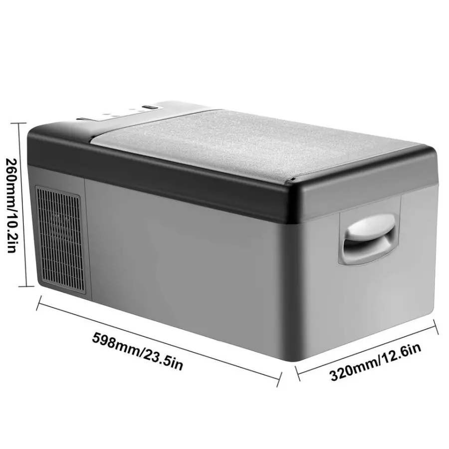VEVOR 15L Portable Electric Refrigerator Mini Refrigerator for Cars and Camping — view 2