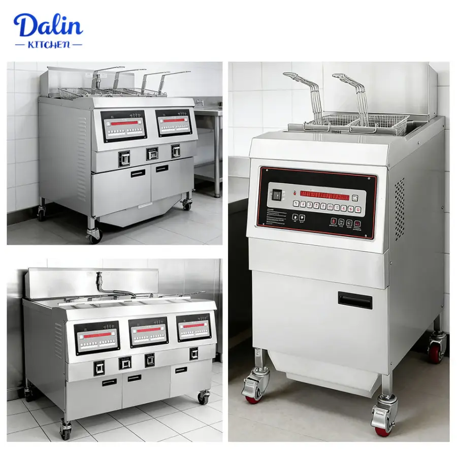 Commercial Gas Fryer Commercial Electric Fryer Commercial Air Fryer Commercial Pressure Fryer Multi Layer Chicken Fryer Machine — image 5