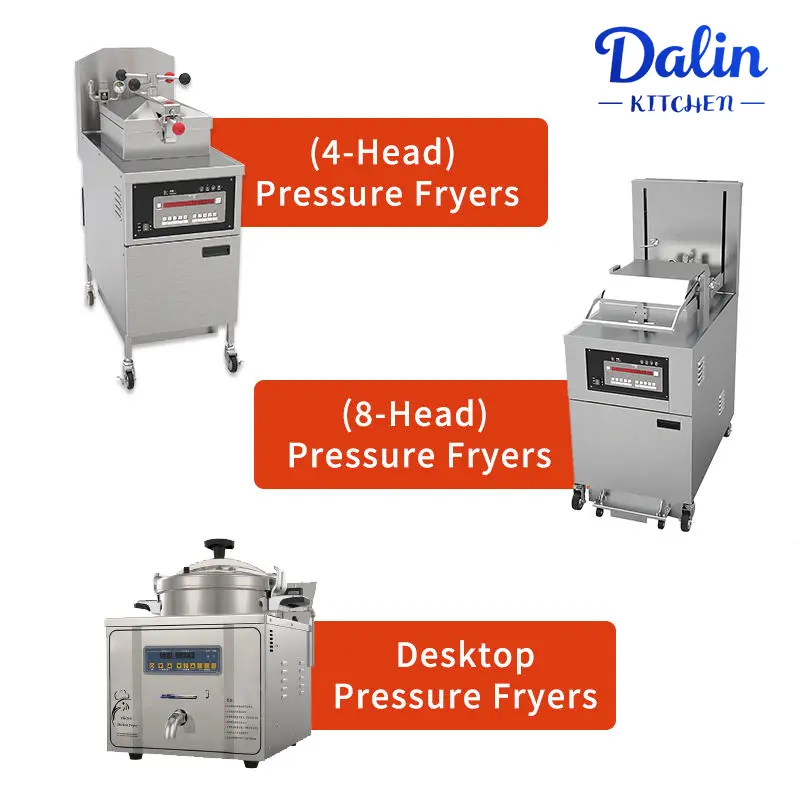 Commercial Large Capacity 55L Stainless Steel Pressure Fryer Industrial Electric Chicken Broasted Fried Chicken with Oil Filter — image 3