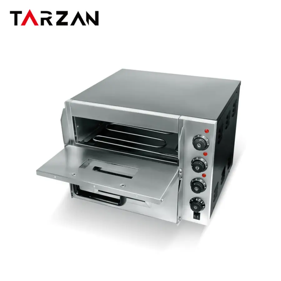 TARZAN Pizza Oven 2 Tier Pizza Oven Kitchen Commercial Bread Baking Oven — view 4