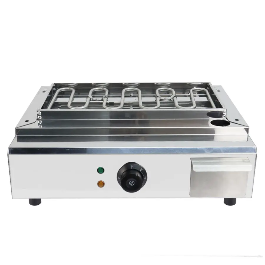 Commercial Electric Griddle Hamburger Pancake Griddle Professional Stainless Steel Cast Iron Grill Griddle — image 5
