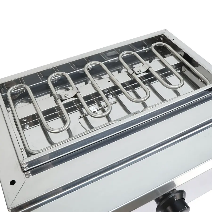 Commercial Electric Griddle Hamburger Pancake Griddle Professional Stainless Steel Cast Iron Grill Griddle — image 7