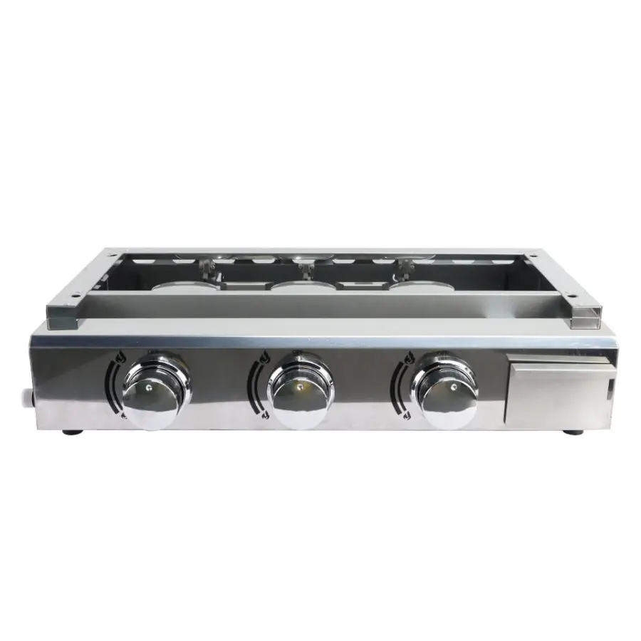 Commercial Gas Griddle Hamburger Pancake Griddle Professional Stainless Steel Cast Iron Grill Griddle — image 6