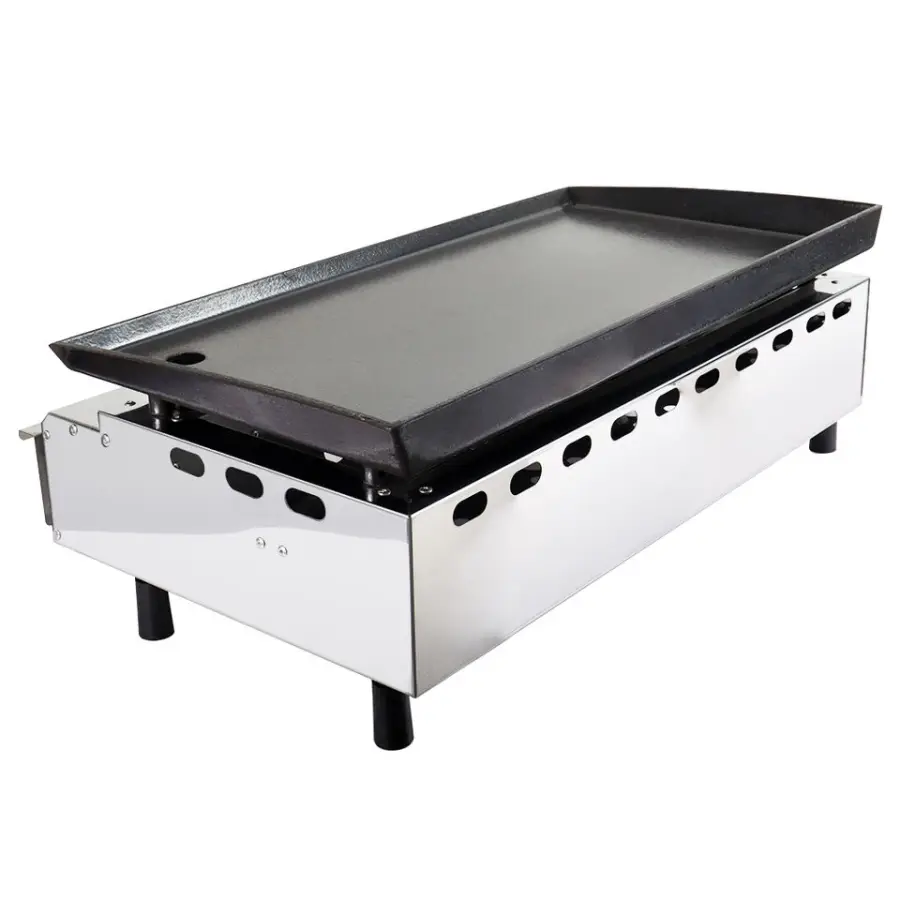 Commercial Gas Griddle Hamburger Pancake Griddle Professional Stainless Steel Cast Iron Grill Griddle — image 7