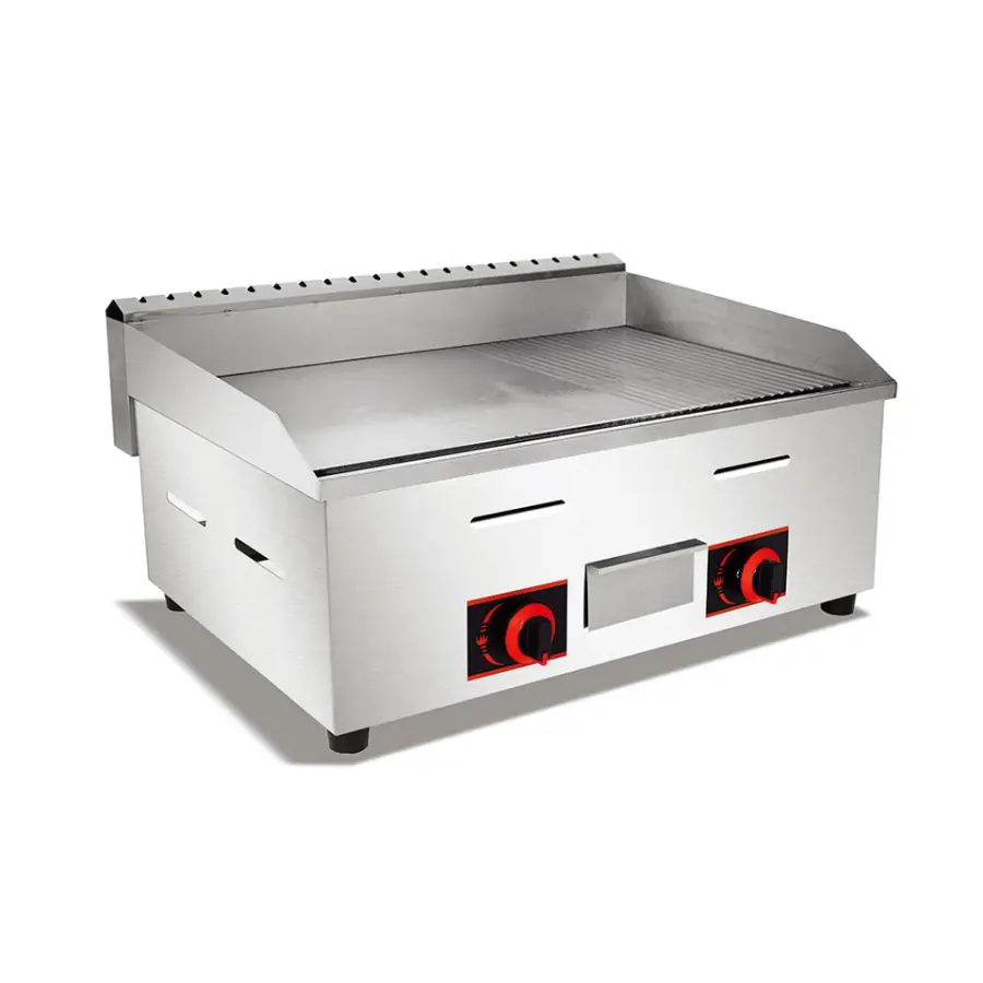 TARZAN High Efficiency Table Top Gas Griddle Commercial Gas Griddle Grill for Snack Bar & Restaurant — view 1